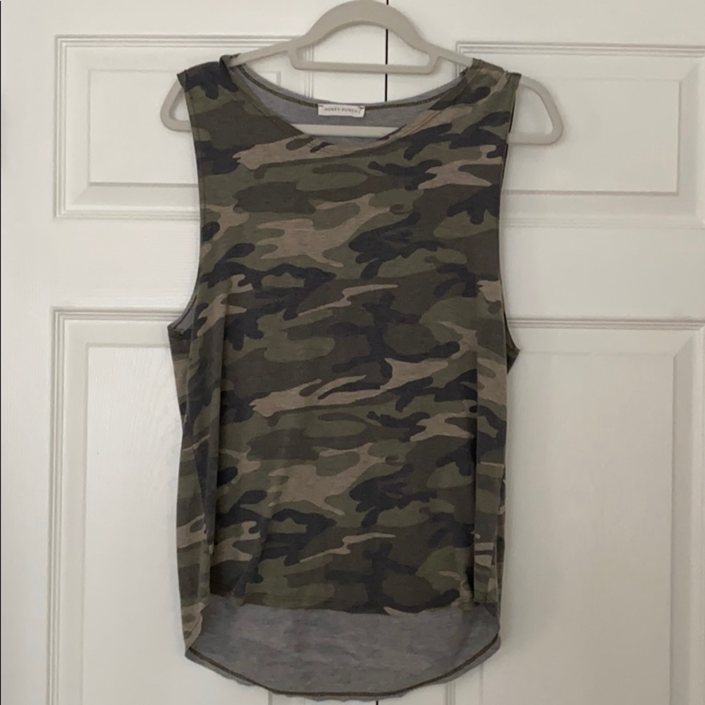 HoneyPunch Army Lounge Tank